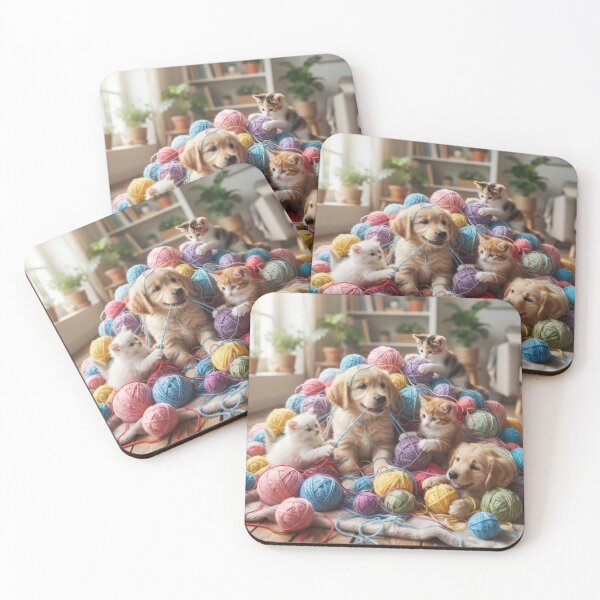 Item preview, Puppies kittens and string designed and sold by Unique designs for all ages.