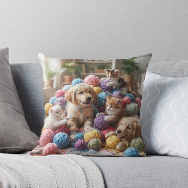 Item preview, Puppies kittens and string designed and sold by Unique designs for all ages.