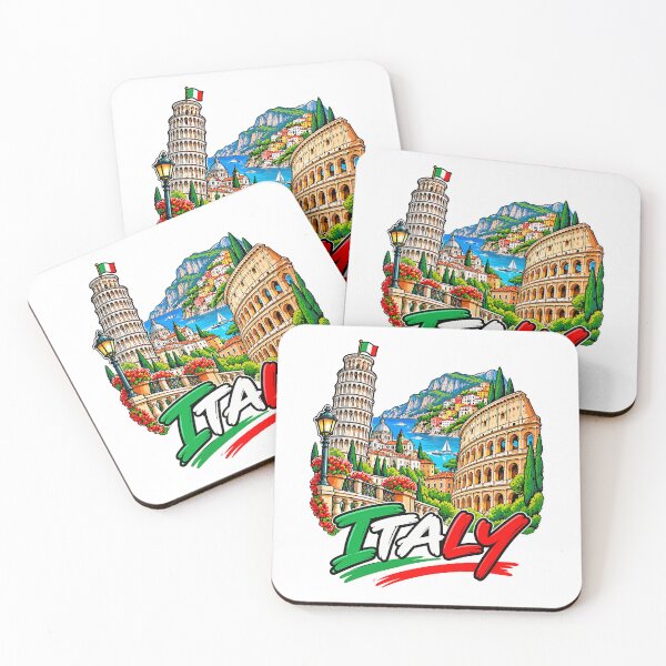 Item preview, Italy Illustrated Travel Art designed and sold by EdwinkOne.