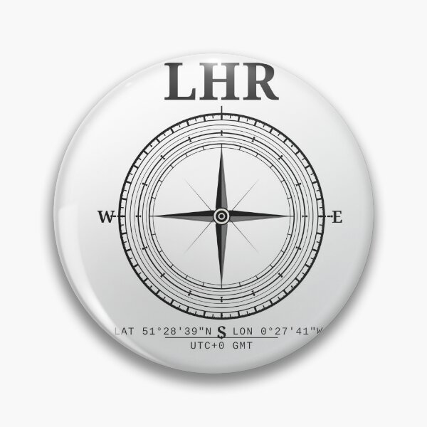 Item preview, London Heathrow LHR Airport Compass Travel Design designed and sold by SlantCity.
