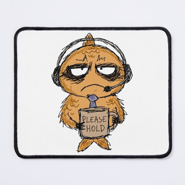 Item preview, Goldfish Receptionist | Funny Office Humor designed and sold by The Oakhaven Archive.