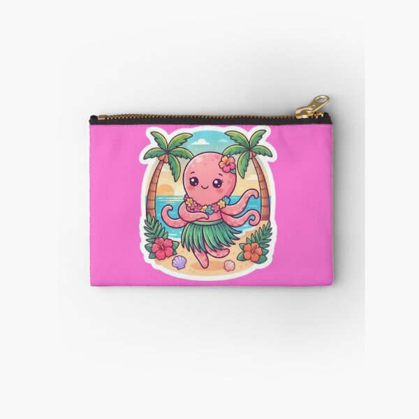 Item preview, Pink Hawaiian octopus designed and sold by Azurart2.