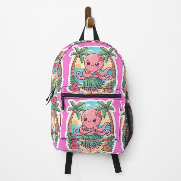 Item preview, Pink Hawaiian octopus designed and sold by Azurart2.