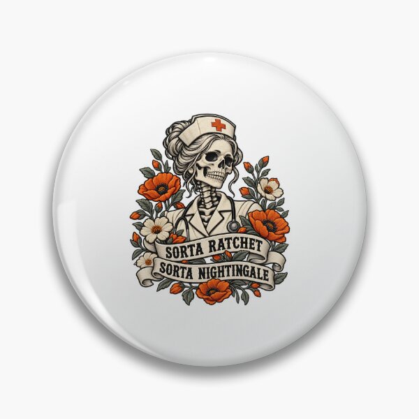 Item preview, Sorta Ratchet Sorta Nightingale Skeleton Nursing designed and sold by ArtDesignTp.