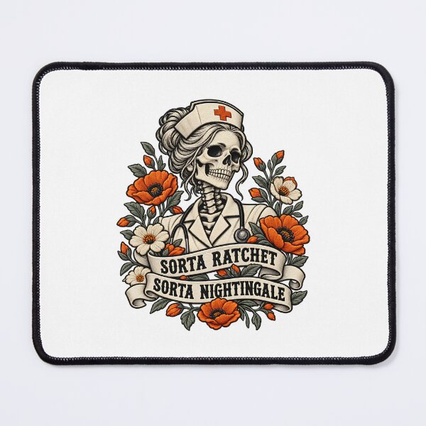 Item preview, Sorta Ratchet Sorta Nightingale Skeleton Nursing designed and sold by ArtDesignTp.