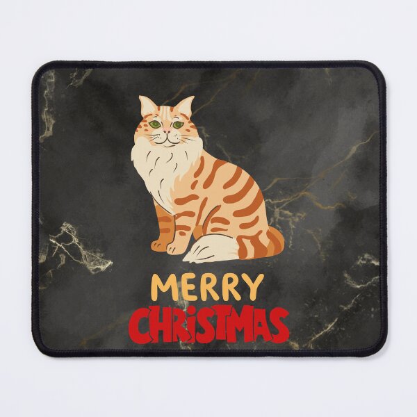 Item preview, Cute Maine Coon Cat Merry Christmas Holiday Art designed and sold by stormk10.