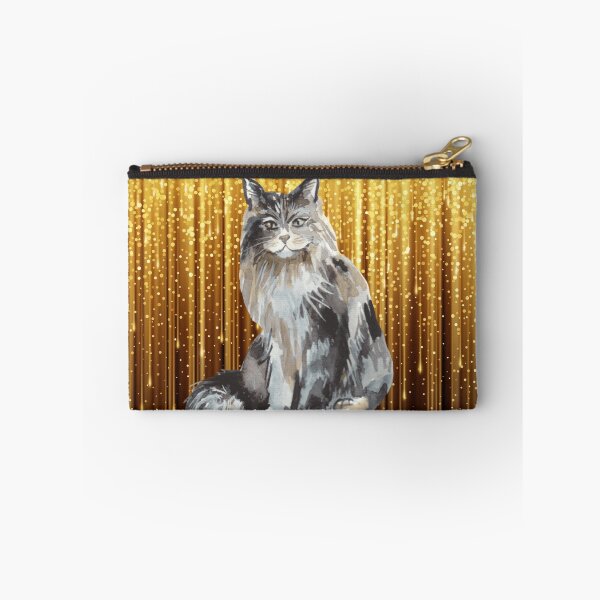Item preview, Cute Maine Coon Cat Merry Christmas Holiday Art designed and sold by stormk10.