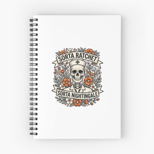 Item preview, Sorta Ratchet Sorta Nightingale Funny Nursing Quote designed and sold by ArtDesignTp.