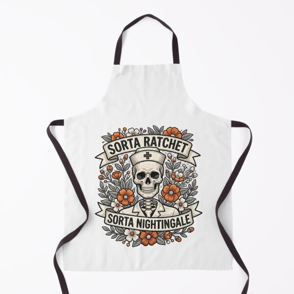 Item preview, Sorta Ratchet Sorta Nightingale Funny Nursing Quote designed and sold by ArtDesignTp.