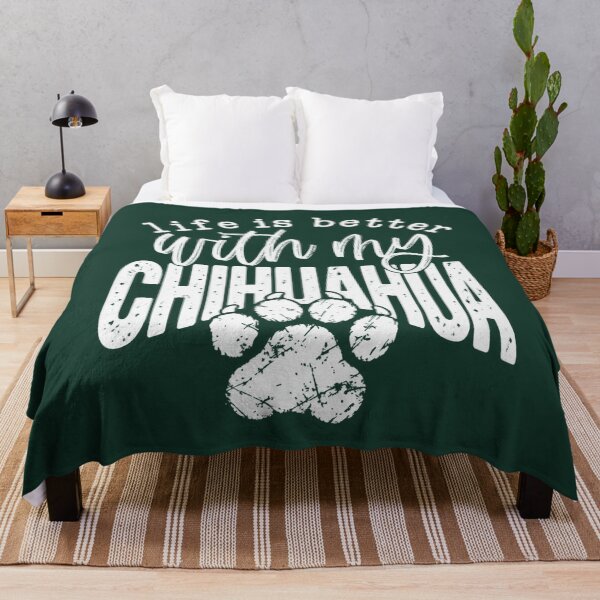 Item preview, Life Is Better With My Chihuahua Dog Lover Paw Print Art designed and sold by AmiGraph.