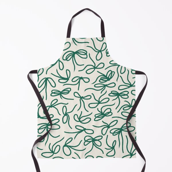 Item preview, Ribbon Bows 03 | Green Christmas Bow Pattern on Cream designed and sold by MarleneCanto.