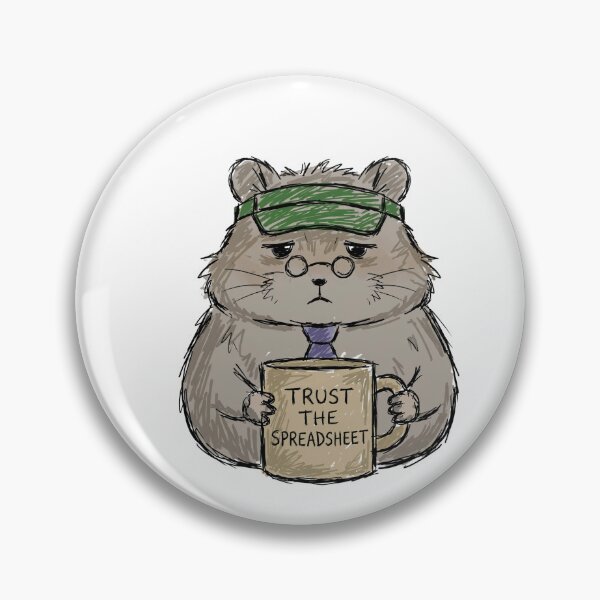 Item preview, Hamster Accountant | Funny Office Humor designed and sold by The Oakhaven Archive.