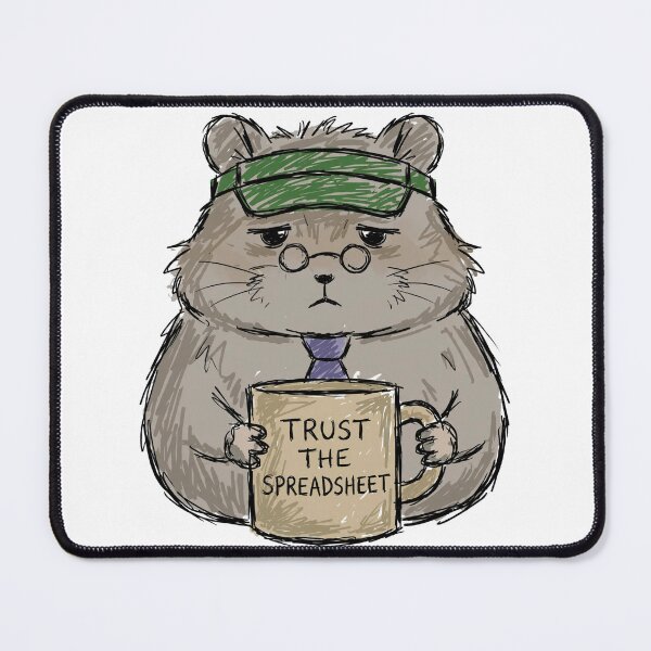 Item preview, Hamster Accountant | Funny Office Humor designed and sold by The Oakhaven Archive.