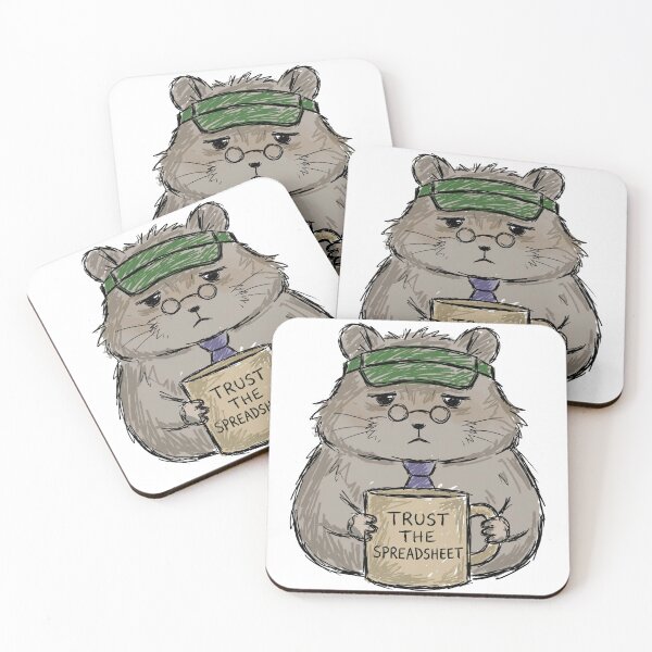 Item preview, Hamster Accountant | Funny Office Humor designed and sold by The Oakhaven Archive.