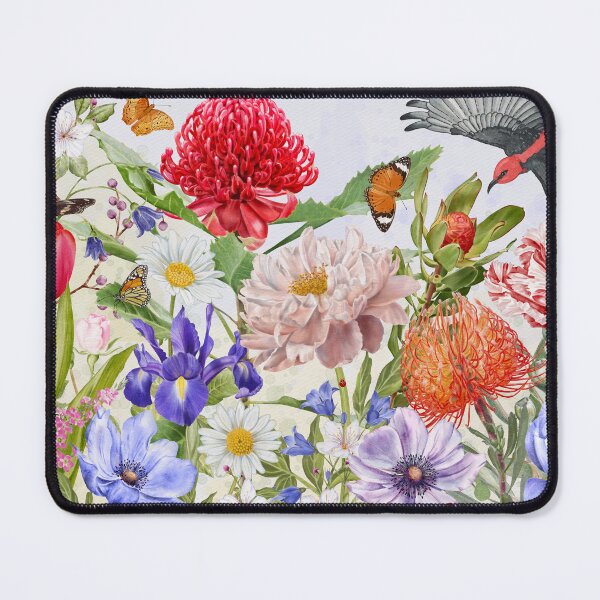 Item preview, Australian Waratah Garden Watercolour Flowers designed and sold by GabrielleStudio.