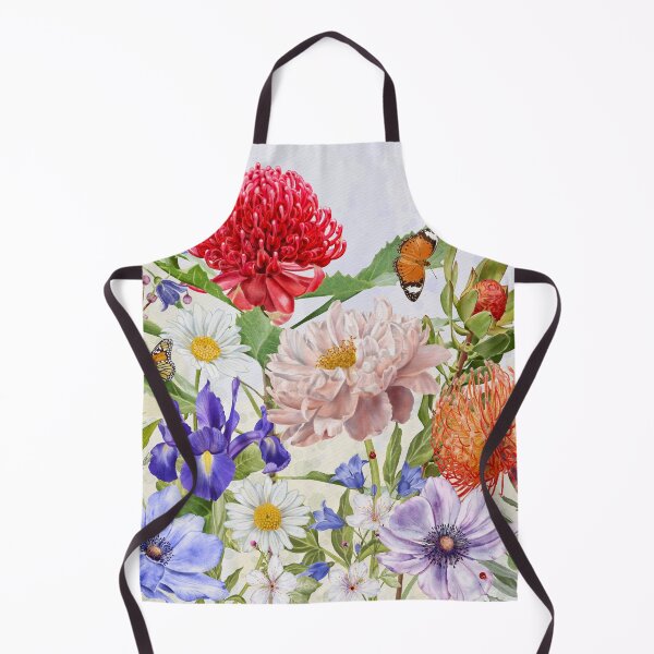 Item preview, Australian Waratah Garden Watercolour Flowers designed and sold by GabrielleStudio.