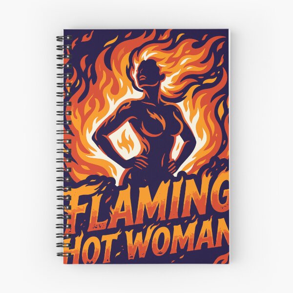 Item preview, Girl Power - Flaming Hot Woman designed and sold by luckysolo.