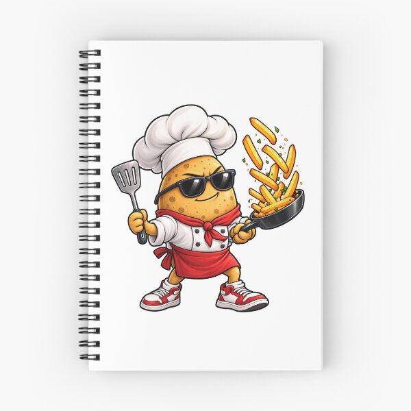 Item preview, Potato Chef Cooking Fries – Funny Food Humor designed and sold by MoodMinistry.