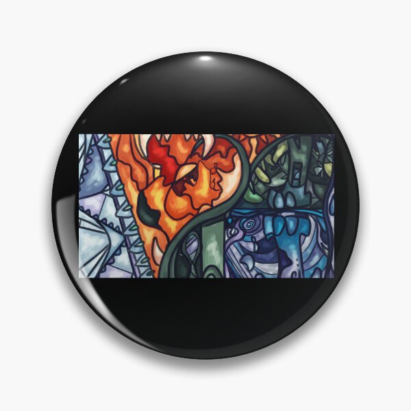 Item preview, Vibrant Abstract Monster Art designed and sold by elijbclaude.