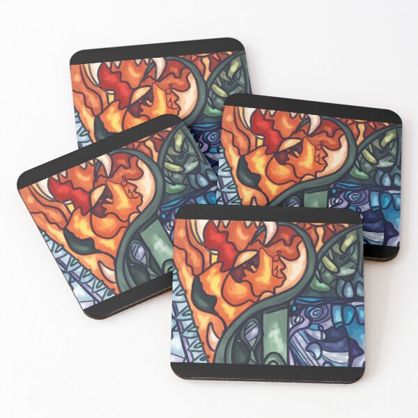 Item preview, Vibrant Abstract Monster Art designed and sold by elijbclaude.