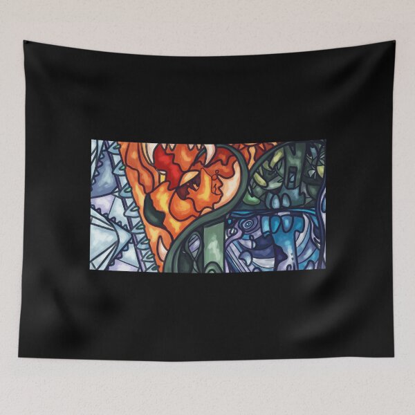 Item preview, Vibrant Abstract Monster Art designed and sold by elijbclaude.