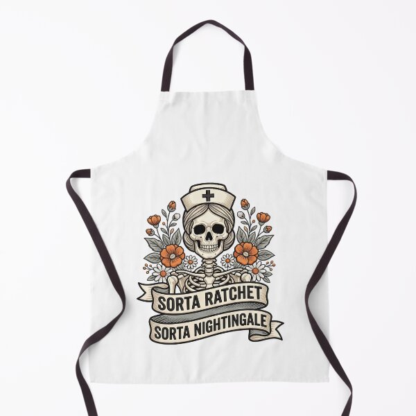 Item preview, Sorta Ratchet Sorta Nightingale Funny Nurse Floral designed and sold by ArtDesignTp.