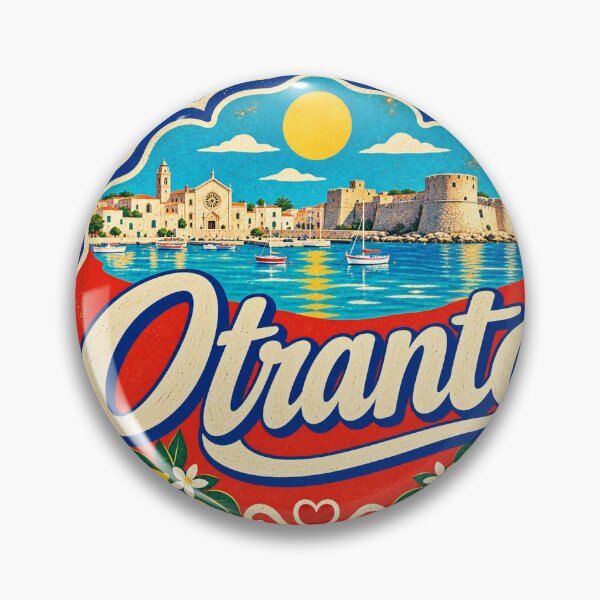 Item preview, Otranto Italy Travel Souvenir Painted Italian Sign designed and sold by VisualArtsOasis.