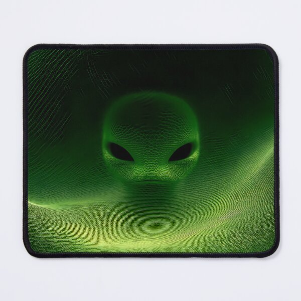 Item preview, Glowing Green Alien Textured Extraterrestrial Art designed and sold by Lunat1kk.