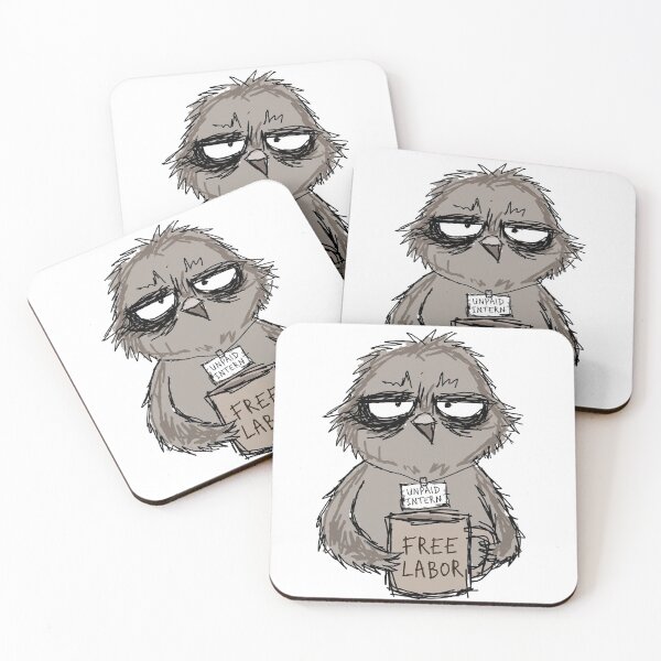 Item preview, Pigeon Unpaid Intern | Funny Office Humor designed and sold by The Oakhaven Archive.