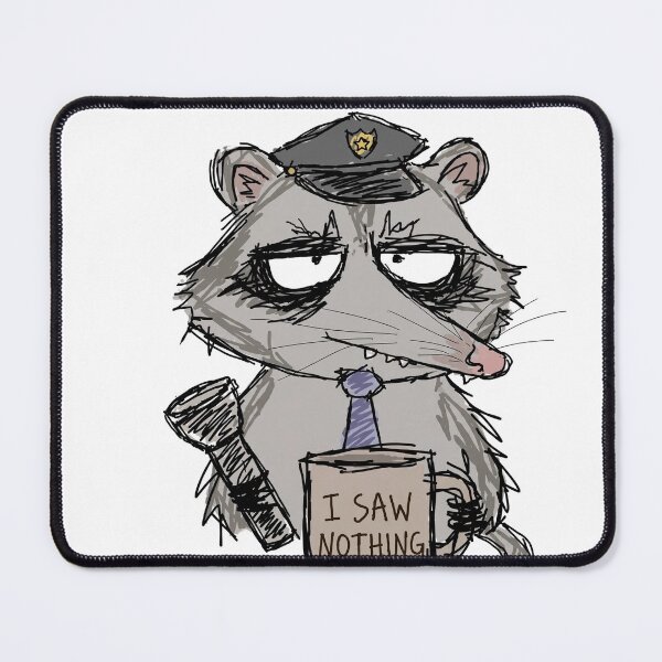 Item preview, Possum Night Shift Security | Funny Office Humor designed and sold by The Oakhaven Archive.