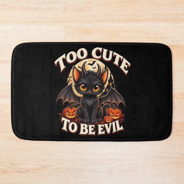 Item preview, Too Cute To Be Evil - Devil Cat designed and sold by thirtyonestars.