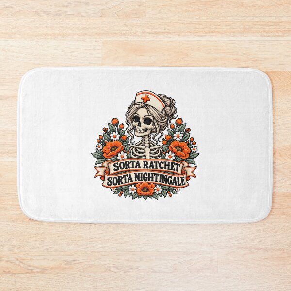 Item preview, Sorta Ratchet Sorta Nightingale Funny Skeleton Nurse designed and sold by ArtDesignTp.