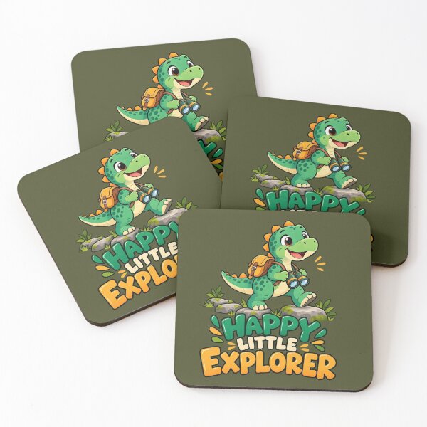 Item preview, Happy Little Explorer Cute Dinosaur Adventure designed and sold by MH Digital Studio .