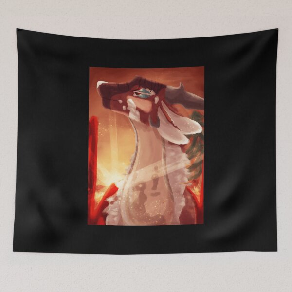 Item preview, Majestic Dragon in Fiery Landscape designed and sold by elijbclaude.