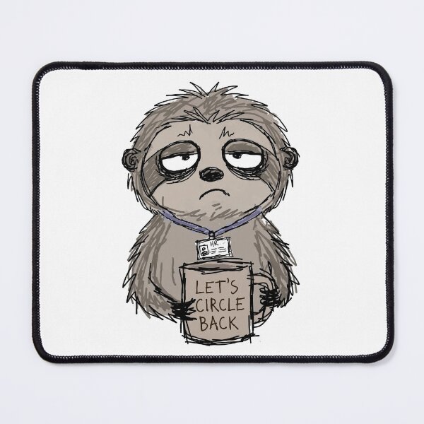 Item preview, Sloth HR Rep | Funny Office Humor designed and sold by The Oakhaven Archive.