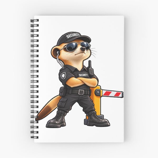 Item preview, Meerkat Security Guard – Funny Animal Security designed and sold by MoodMinistry.