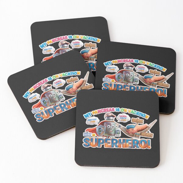 Item preview, Funny Diabetes Superhero Pancreas On Vacation designed and sold by EgyptionShop36.