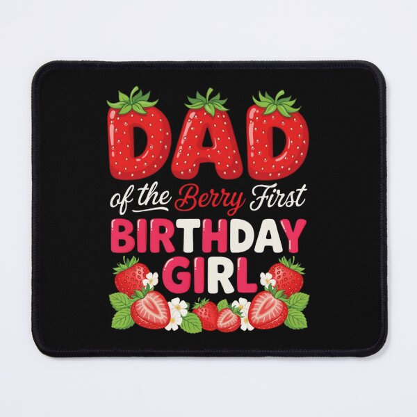 Item preview, Dad Of The Berry First Birthday Girl Strawberry Lover designed and sold by Dabbing Turtle Designs.