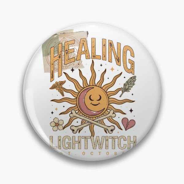 Item preview, Lightwitch Sun and Healing Halloween Design Graphic Tee v7 designed and sold by DarylWelsh2024.