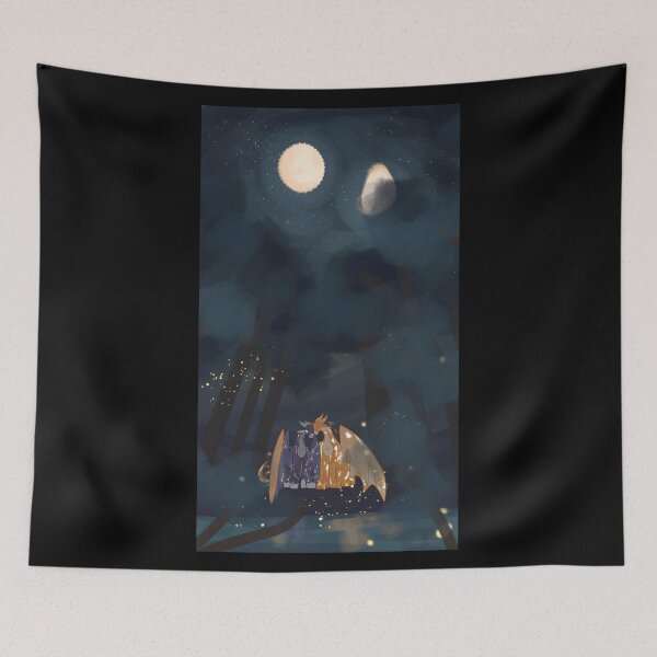 Item preview, Enchanted Night with Dragons designed and sold by elijbclaude.
