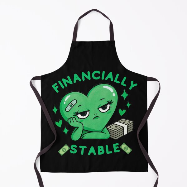 Item preview, Financially Stable Green Heart Design designed and sold by Artography Designs.