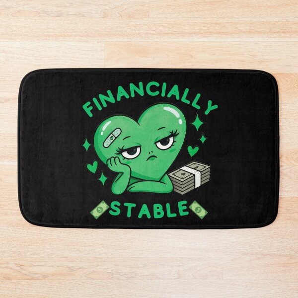 Item preview, Financially Stable Green Heart Design designed and sold by Artography Designs.