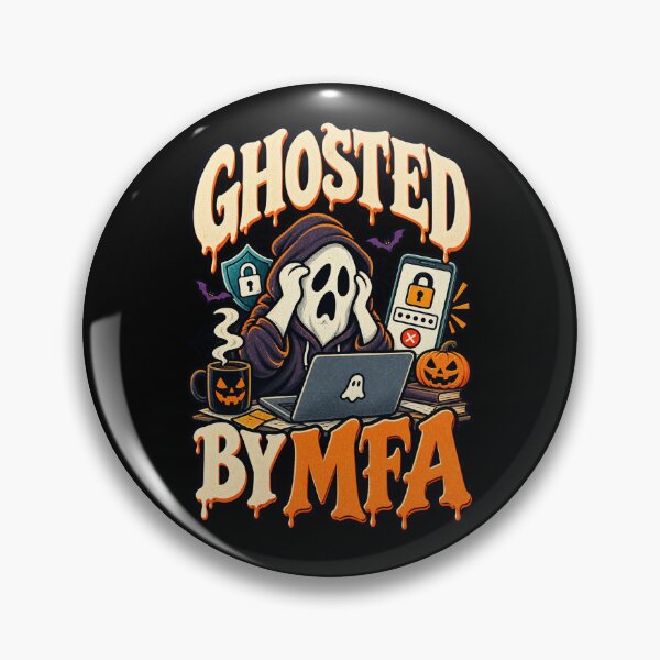 Item preview, Ghosted By MFA Cybersecurity Halloween designed and sold by MOTIFOLK.