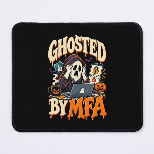 Item preview, Ghosted By MFA Cybersecurity Halloween designed and sold by MOTIFOLK.
