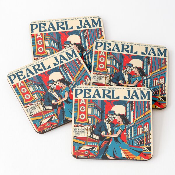 Item preview, Pearl Jam Original Custom Vintage Music Band Tee Unique Poster Wall Art designed and sold by Cool Robot Bro..