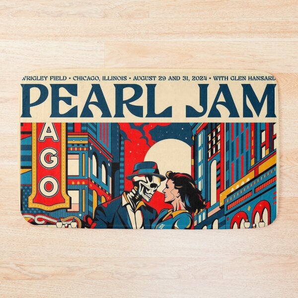 Item preview, Pearl Jam Original Custom Vintage Music Band Tee Unique Poster Wall Art designed and sold by Cool Robot Bro..
