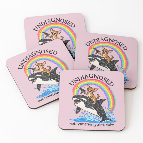 Item preview, Undiagnosed But Something Ain't Right Chihuahua Meme Art designed and sold by AmiGraph.