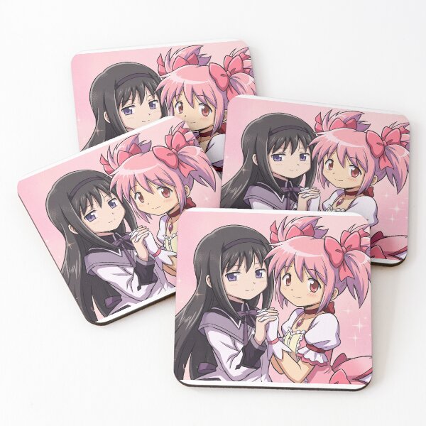 Item preview, Madoka and Homura 90's anime art style designed and sold by Magicari.