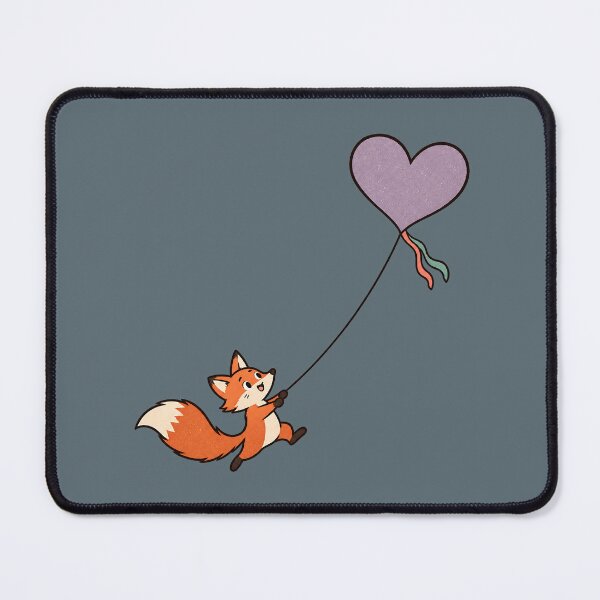 Item preview, Fox Pulled by a Giant Heart Kite designed and sold by MAD's Recreation Studio.