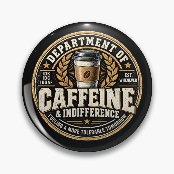 Item preview, Department of Caffeine & Indifference designed and sold by chamlogic.